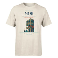 Thumbnail for Mobile Regional Airport (MOB) T-Shirt single-side front print in Beige | mobile-regional-airport-mob-double-side-t-shirt