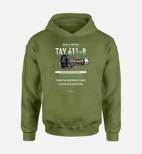 Thumbnail for TAY 611-8 design on green army hoodie single side