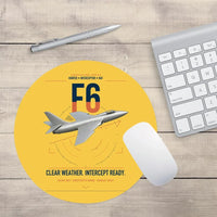 Thumbnail for Hawker Hunter F6 design on yellow round mouse pad