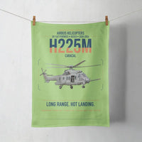 Thumbnail for Airbus Helicopters H225M Caracal design on light green towel