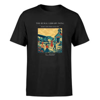 Thumbnail for VINTAGE G4392 - The Rural Library Wing - Premium T-Shirt design on black premium t shirt