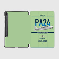 Thumbnail for Piper PA-24-250 Comanche 250 design on light green samsung tablet tablet case
