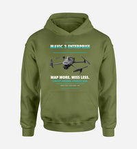 Thumbnail for DJI Mavic 3 Enterprise design on green army hoodie single side