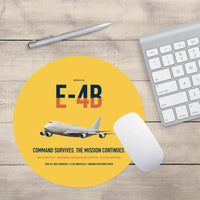 Thumbnail for E-4B Nightwatch design on yellow round mouse pad