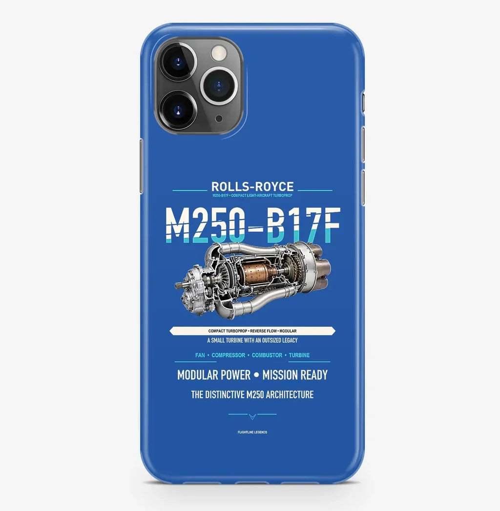 M250-B17F Case ProMax design on blue iphone case promax
