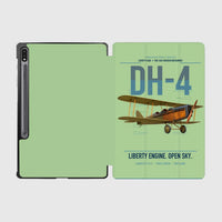 Thumbnail for Airco DH-4 Liberty Plane design on light green samsung tablet tablet case