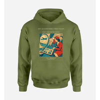 Thumbnail for VINTAGE G4423 - The Grandmother's First Flight - Premium Hoodie design on greenarmy premium