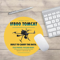 Thumbnail for Inspired Flight IF800 Tomcat design on yellow round mouse pad