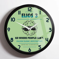Thumbnail for Flyability Elios 3 design on light green framed wall clock