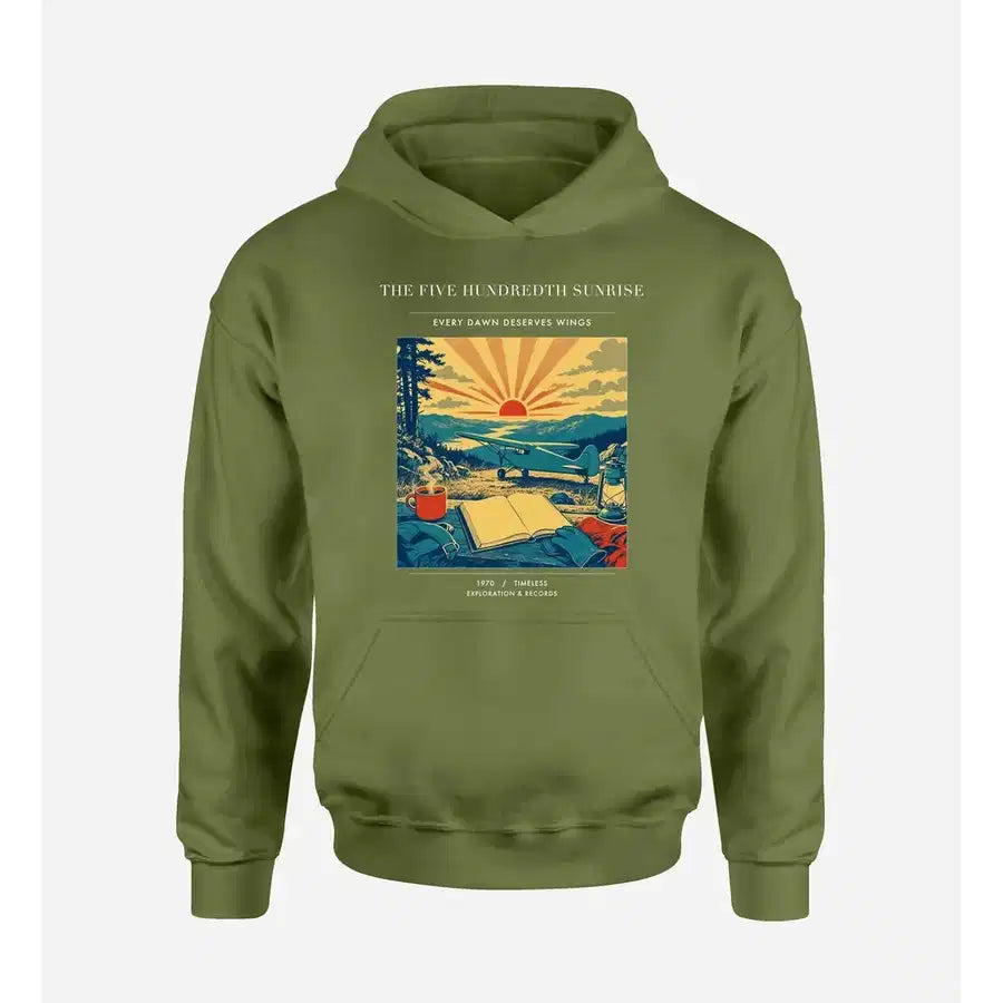 VINTAGE G4500 - The Five Hundredth Sunrise - Premium Hoodie design on greenarmy premium