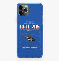 Thumbnail for Bell 205A-1++ design on blue magsafe iphone case, for iPhone Pro Max