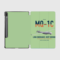 Thumbnail for MQ-1C Gray Eagle ER design on light green samsung tablet tablet case