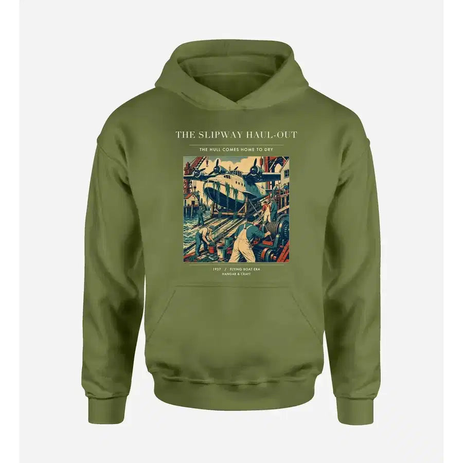 VINTAGE G4440 - The Slipway Haul-Out - Premium Hoodie design on greenarmy premium