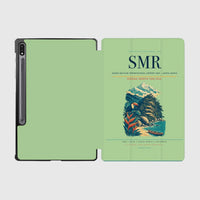 Thumbnail for Simón Bolívar International Airport (SMR) design on light green samsung tablet tablet case