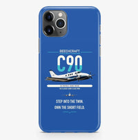 Thumbnail for Beechcraft King Air C90 design on blue magsafe iphone case, for iPhone Pro Max