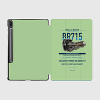 Thumbnail for BR715 design on light green samsung tablet tablet case