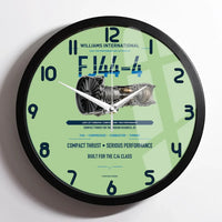 Thumbnail for FJ44-4 design on light green framed wall clock