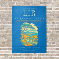 Thumbnail for Guanacaste Airport LIR - Canvas Framed - Turquoise