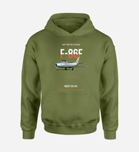 Thumbnail for F-86F SABRE design on green army hoodie single side