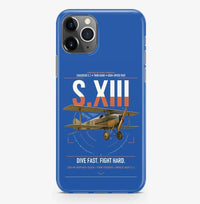 Thumbnail for SPAD S.XIII C.1 design on blue magsafe iphone case, for iPhone Pro Max