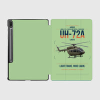 Thumbnail for Airbus UH-72A Lakota design on light green samsung tablet tablet case