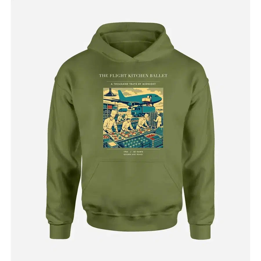 VINTAGE G4374 - The Flight Kitchen Ballet - Premium Hoodie design on greenarmy premium