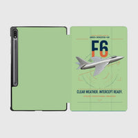 Thumbnail for Hawker Hunter F6 design on light green samsung tablet tablet case