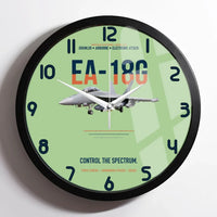 Thumbnail for EA-18G Growler Control The Spectrum design on light green framed wall clock