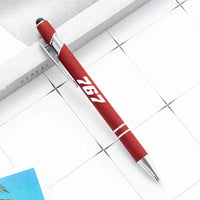 Thumbnail for Boeing 767 Flat Text touch pen - wine red