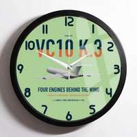 Thumbnail for Vickers VC10 K.3 design on light green framed wall clock