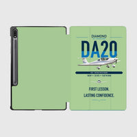 Thumbnail for Diamond DA20 design on light green samsung tablet tablet case