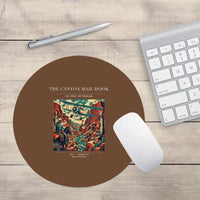 Thumbnail for VINTAGE G4285 - The Canyon Mail Hook - Designed Mouse Pads design on brown round