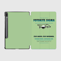 Thumbnail for Fotokite Sigma design on light green samsung tablet tablet case