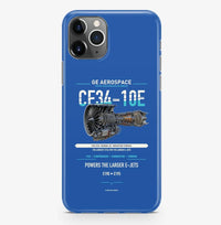 Thumbnail for CF34-10E Case ProMax design on blue iphone case promax