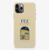 Thumbnail for Fez Airport (FEZ) design on beige iPhone 16 Pro MagSafe case