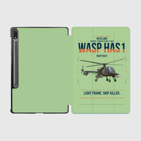 Thumbnail for Westland Wasp HAS1 design on light green samsung tablet tablet case