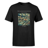 Thumbnail for VINTAGE G4043 - The Gold Rush Wings - Premium T-Shirt design on black premium t shirt