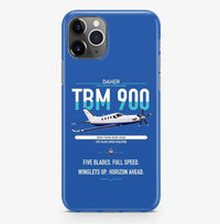 Thumbnail for Daher TBM 900 design on blue magsafe iphone case, for iPhone Pro Max