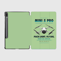 Thumbnail for DJI Mini 5 Pro design on light green samsung tablet tablet case