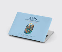 Thumbnail for Amsterdam Airport Schiphol (AMS) design on light blue MacBook case
