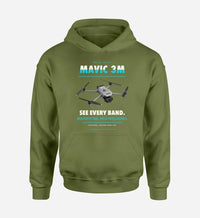 Thumbnail for DJI Mavic 3 Multispectral design on green army hoodie single side