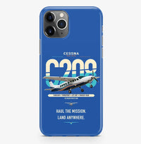 Thumbnail for Cessna 208 Caravan design on blue magsafe iphone case, for iPhone Pro Max