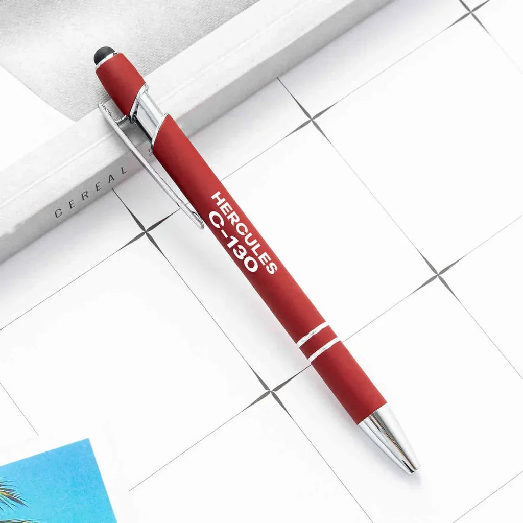 The Military Transport Airplane C 130 touch pen - wine red