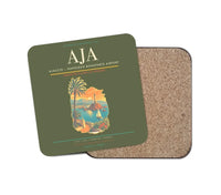 Thumbnail for Ajaccio  Napoleon Bonaparte Airport AJA Coaster 1-Piece - Green Army