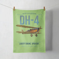 Thumbnail for Airco DH-4 Liberty Plane design on light green towel