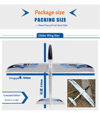Thumbnail for F959s Three-Channel Push-Back High-Speed Glider Six-Axis Gyroscope Remote Control Aircraft Plane Rc Model Toy - view 25