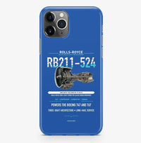Thumbnail for RB211-524 Case ProMax design on blue iphone case promax