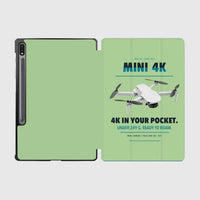 Thumbnail for DJI Mini 4K design on light green samsung tablet tablet case