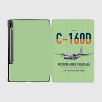 Thumbnail for Transall C-160D design on light green samsung tablet tablet case