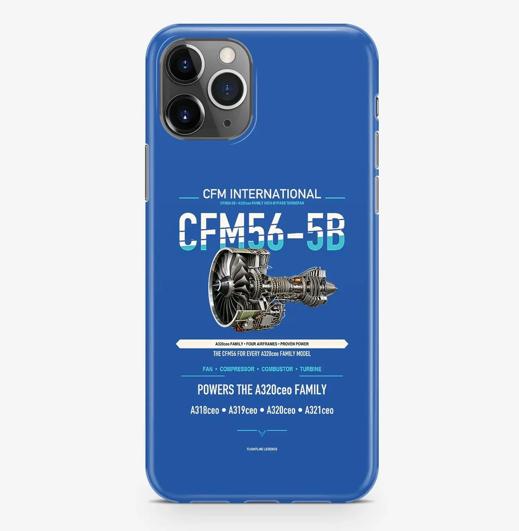 CFM56-5B Case ProMax design on blue iphone case promax